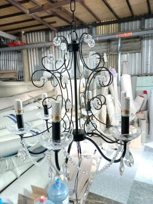 Đèn chùm nến pha lê DC171T6D