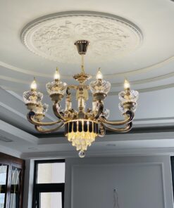 Đèn chùm nến pha lê DC6018T8