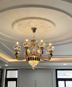 Đèn chùm nến pha lê DC6018T8