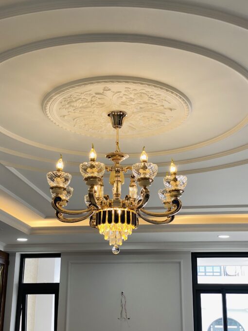 Đèn chùm nến pha lê DC6018T8