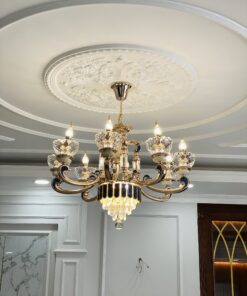 Đèn chùm nến pha lê DC6018T8