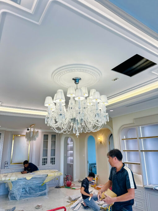Đèn chùm pha lê nến DC9801T20