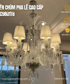 Đèn chùm pha lê nến DC9801T8