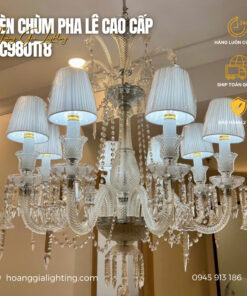 Đèn chùm pha lê nến DC9801T8