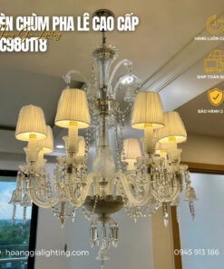 Đèn chùm pha lê nến DC9801T8