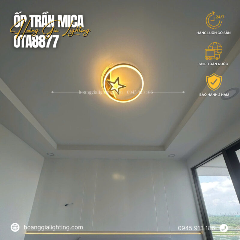 Đèn ốp trần mica OTA8877