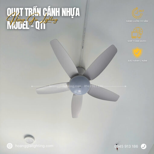 Quạt trần 5 cánh nhựa MODEL-Q11