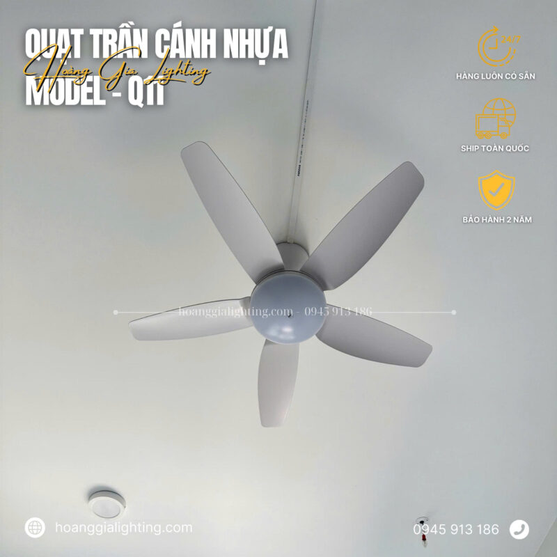 Quạt trần 5 cánh nhựa MODEL-Q11