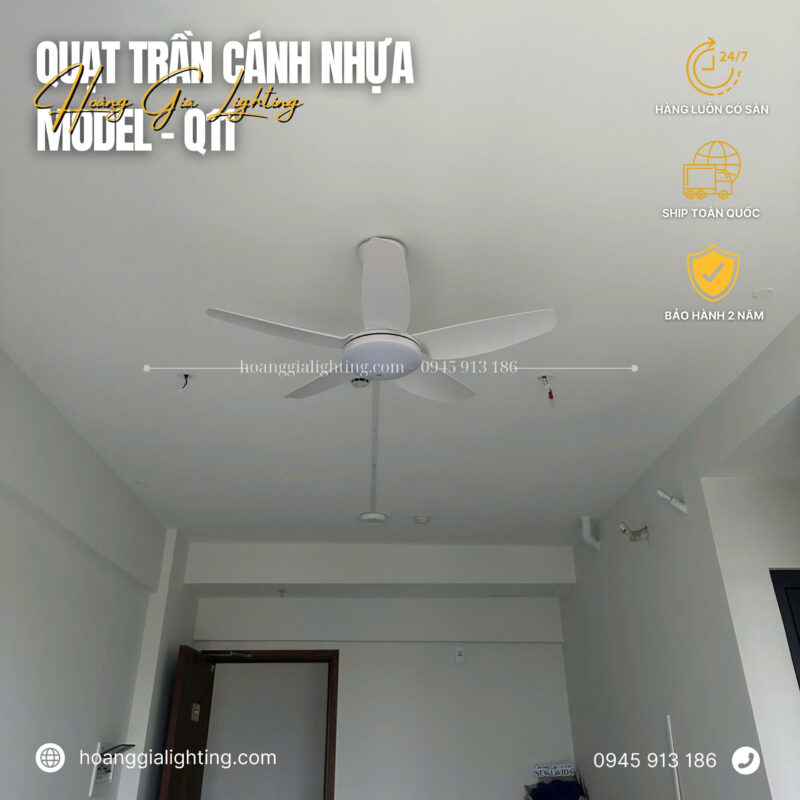 Quạt trần 5 cánh nhựa MODEL-Q11