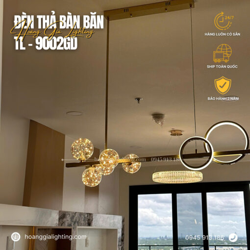 Đèn thả bàn ăn TL-9002GD