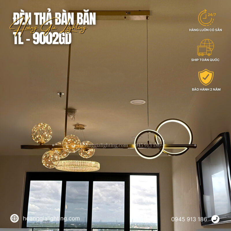 Đèn thả bàn ăn TL-9002GD