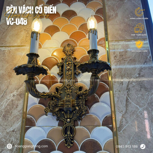 Đèn vách cổ điển VC-048