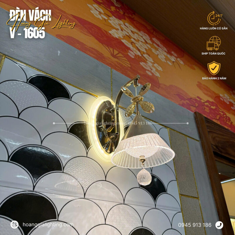 Đèn vách hiện đại V-1605