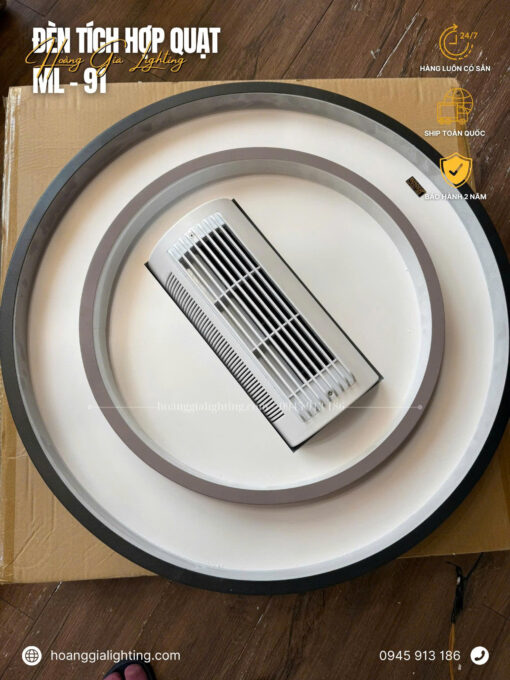 Quạt trần đèn không cánh ML-91