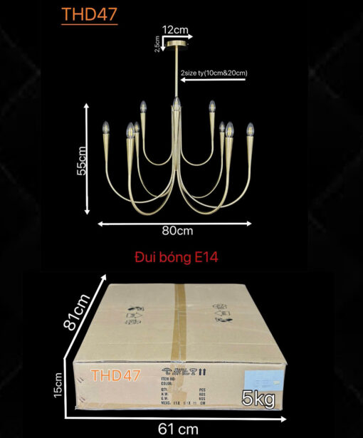 Đèn thả hiện đại THD47