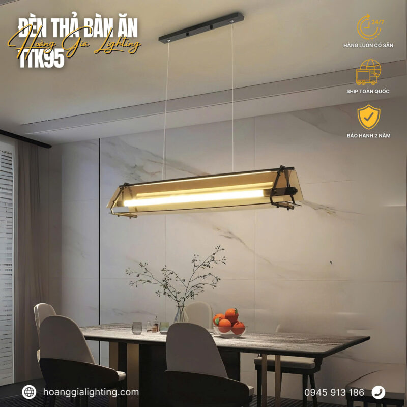 Đèn thả pha lê TTK95