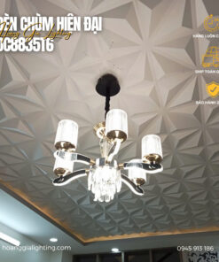 Đèn chùm nến pha lê DC8835T6