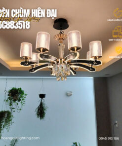 Đèn chùm nến pha lê DC8835T8
