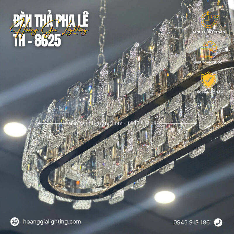 Đèn thả pha lê TH-8625