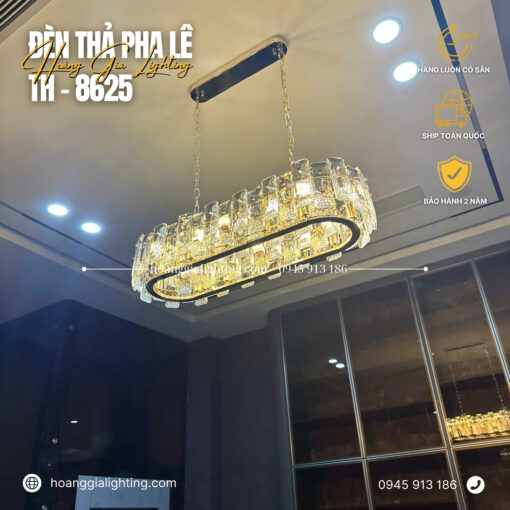 Đèn thả pha lê TH-8625