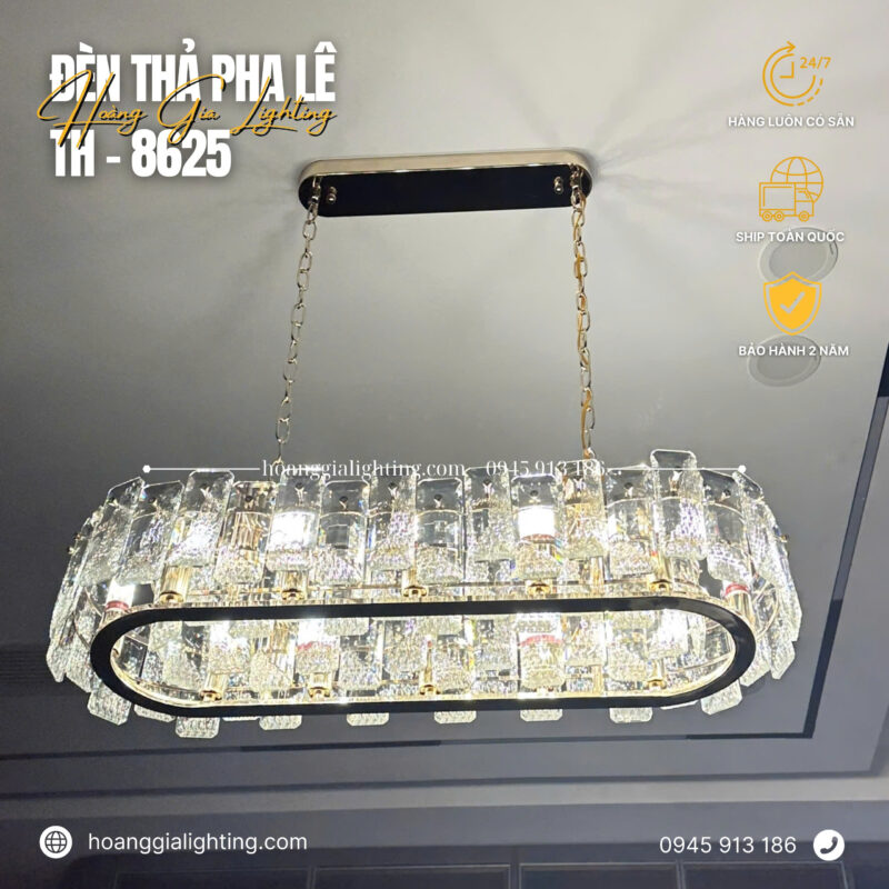 Đèn thả pha lê TH-8625