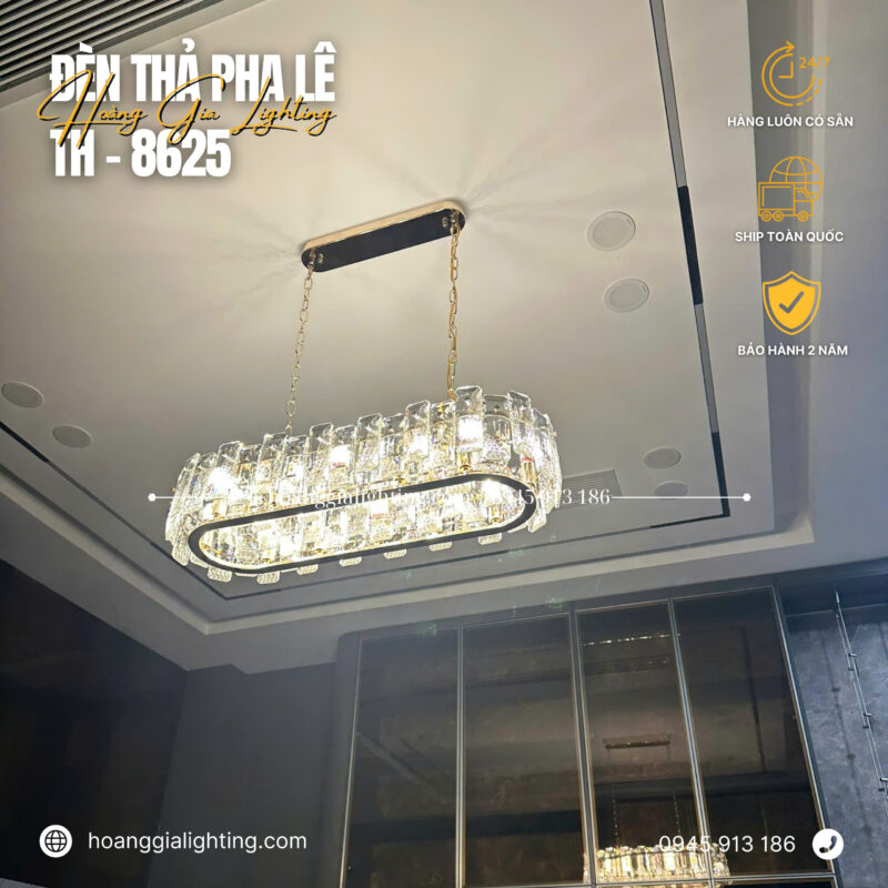 Đèn thả pha lê TH-8625