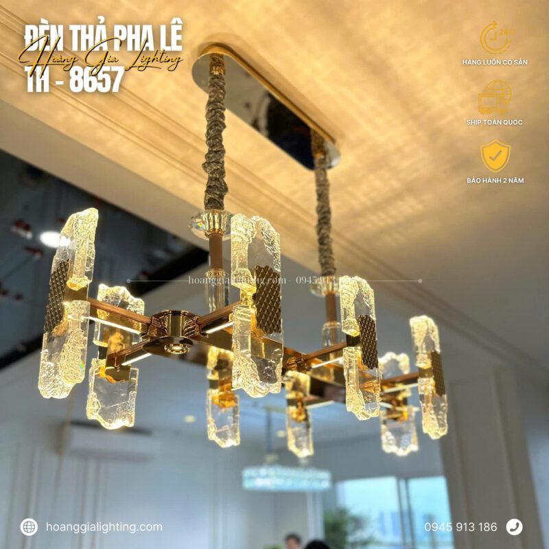 Đèn thả pha lê TH-8657