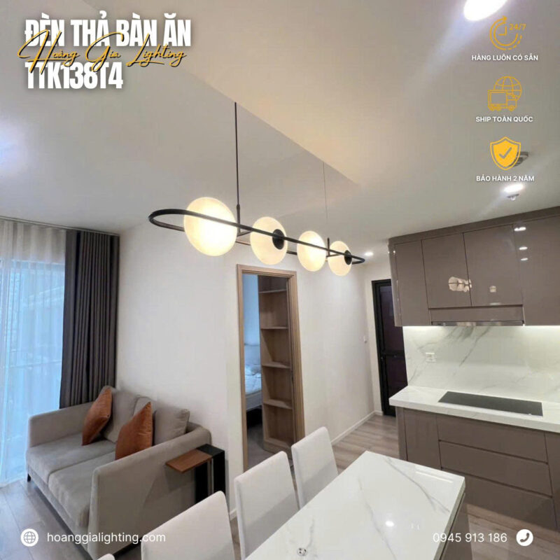 đèn trang trí nội thất của mọi nhà Đèn thả bàn ăn TTK138T4