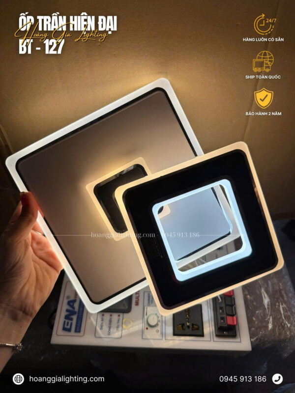 Đèn ốp trần mica BT-127