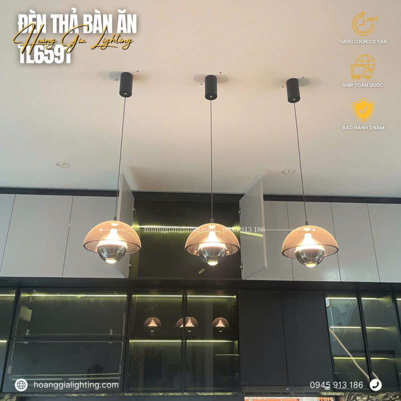 Đèn thả thủy tinh TL 6591