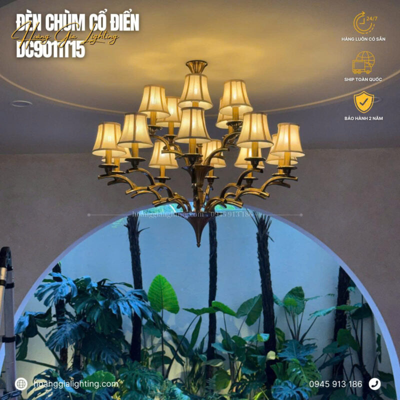 Đèn chùm hiện đại DC9011T15