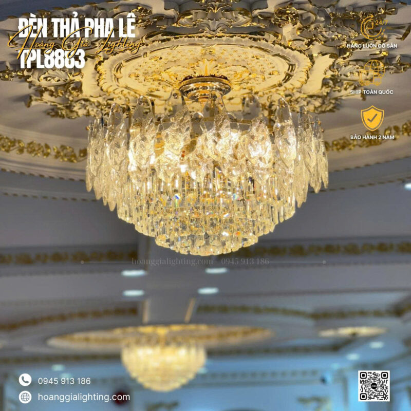Đèn thả pha lê TPL8883T600