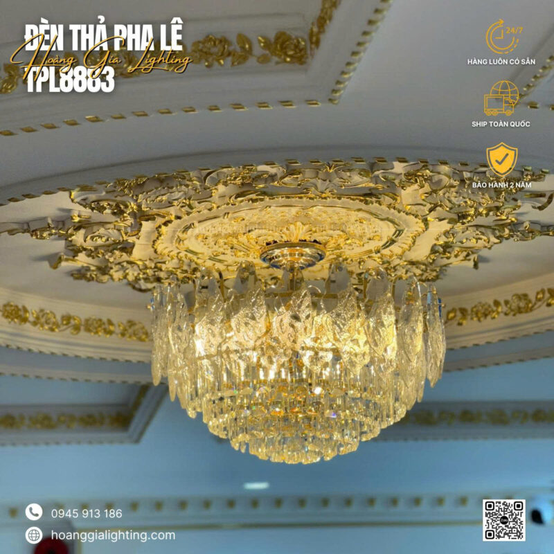 Đèn thả pha lê TPL8883T600