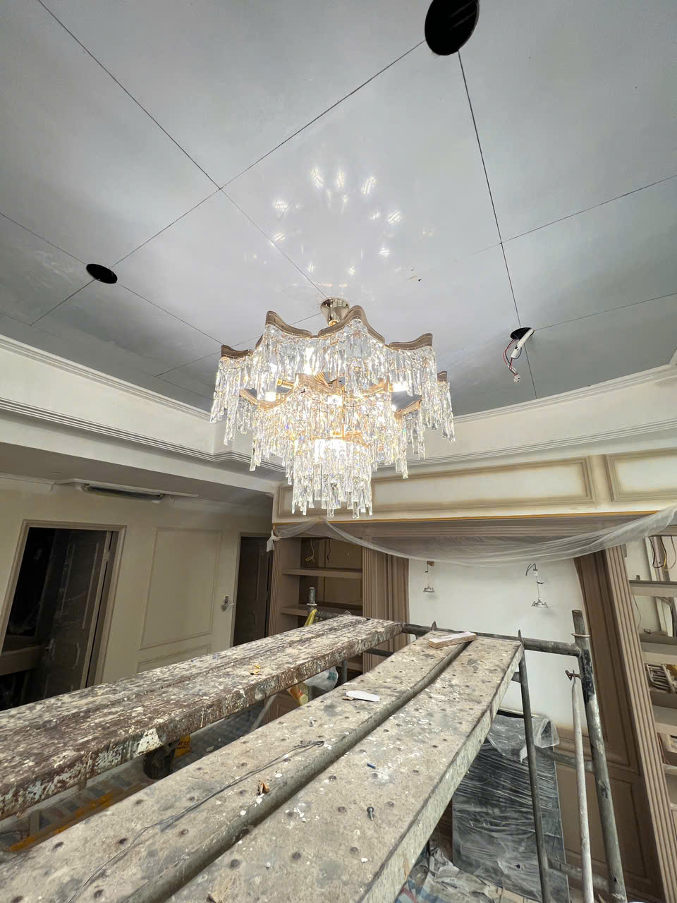 Đèn thả pha lê TPL1213T800 Đèn thả pha lê TPL1213T800