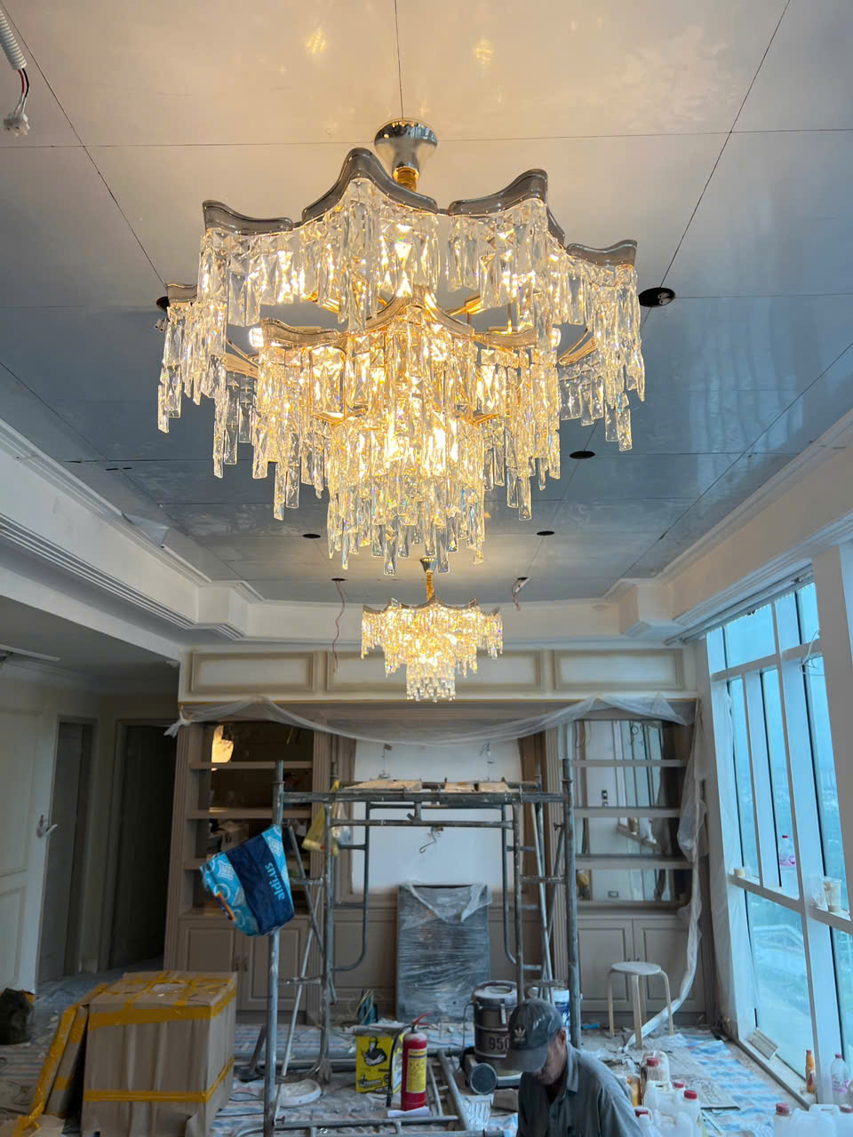 Đèn thả pha lê TPL1213T800 Đèn thả pha lê TPL1213T800