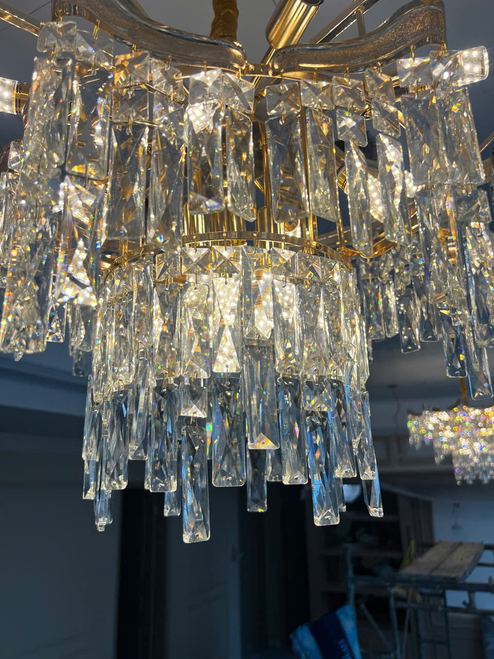 Đèn thả pha lê TPL1213T8005) Đèn thả pha lê TPL1213T800