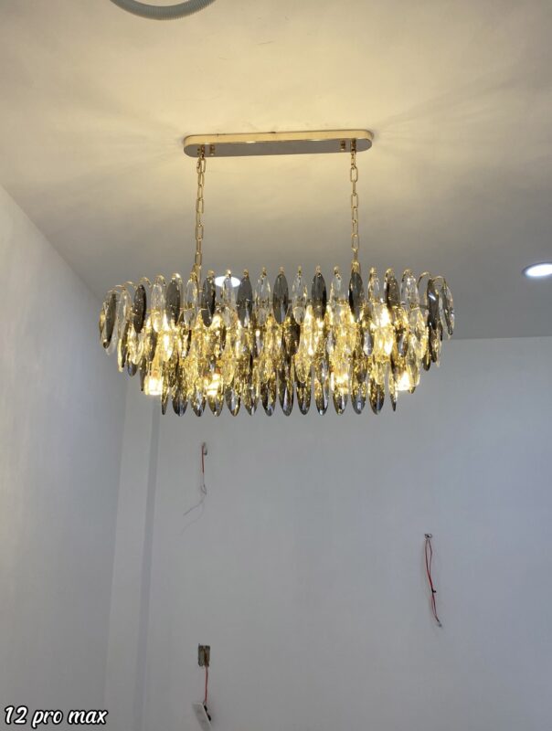 đèn trang trí nội thất của mọi nhà Đèn thả pha lê TPL8163T900