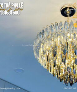 đèn trang trí nội thất của mọi nhà Đèn thả pha lê TPL8163T600