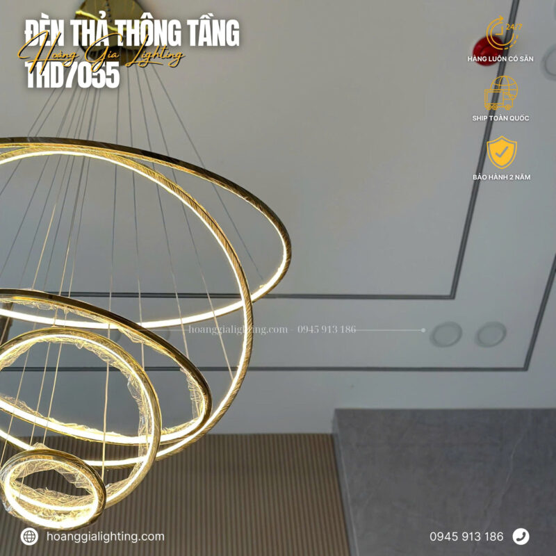 Đèn thả thông tầng THD7055