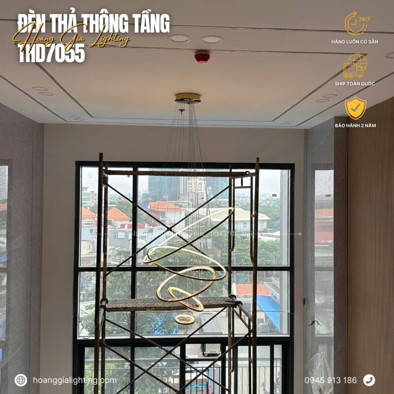 Đèn thả thông tầng THD7055