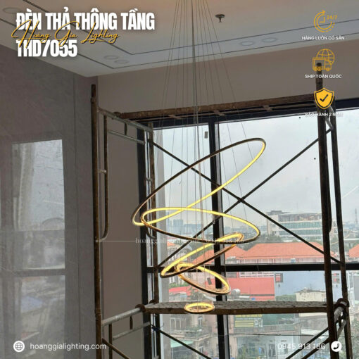 Đèn thả thông tầng THD7055