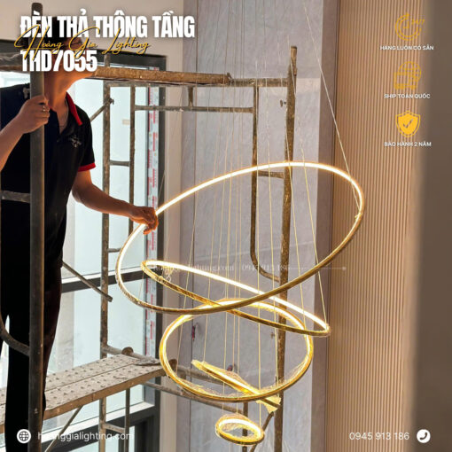 Đèn thả thông tầng THD7055