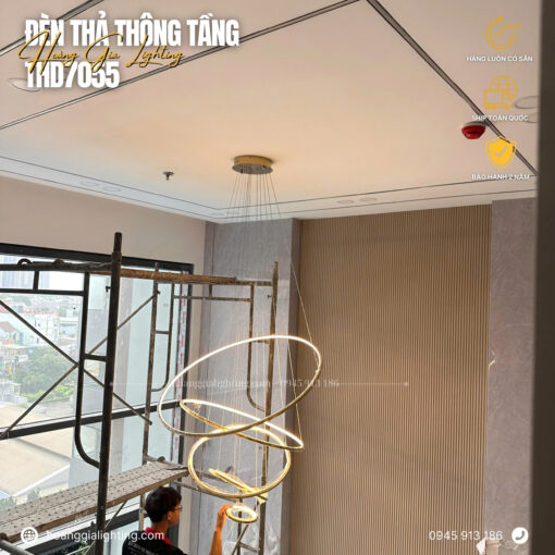 Đèn thả thông tầng THD7055