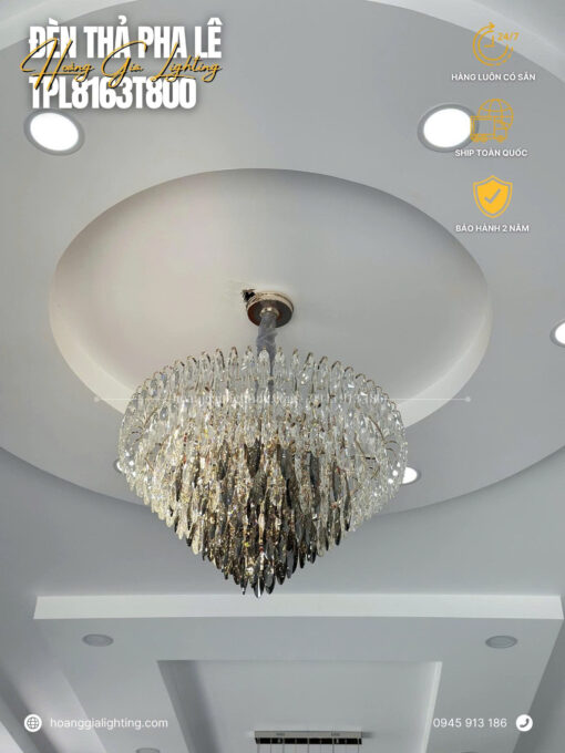 Đèn thả pha lê TPL8163T800