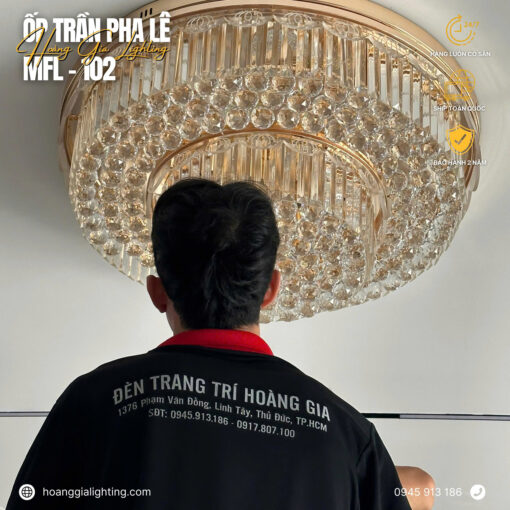 Đèn mâm pha lê MFL-102