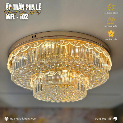 Đèn mâm pha lê MFL-102