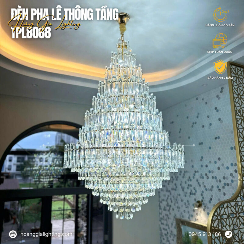 Đèn thả pha lê TPL8088 