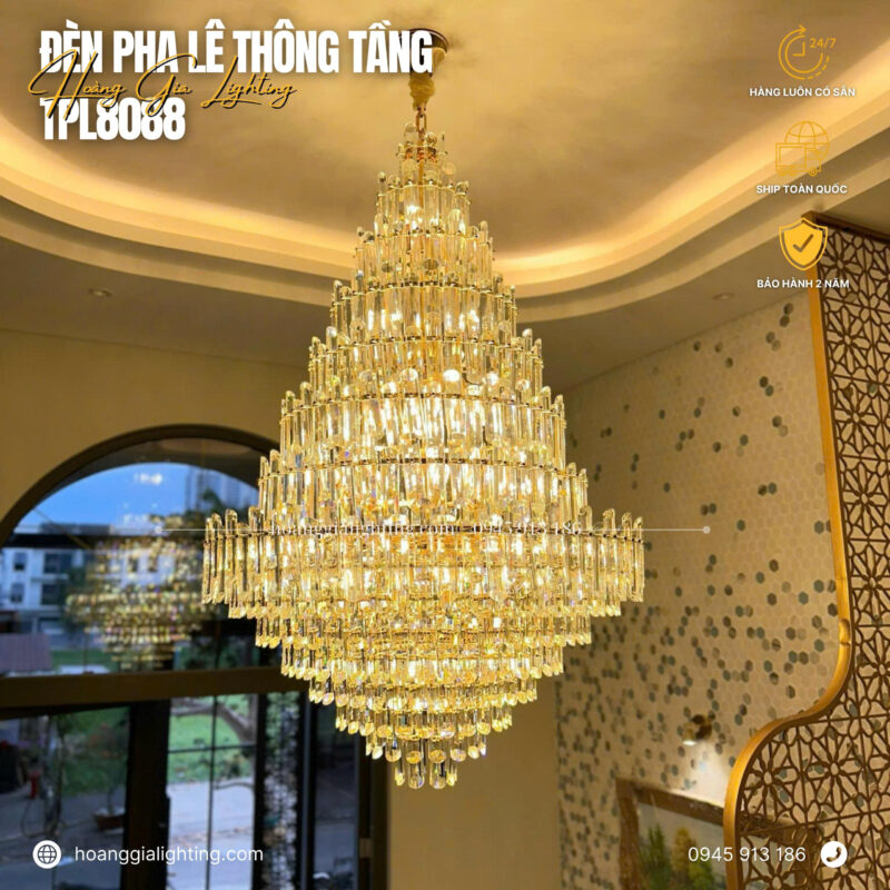 Đèn thả pha lê TPL8088 