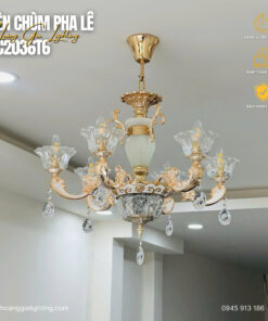 Đèn chùm nến pha lê DC2036T6