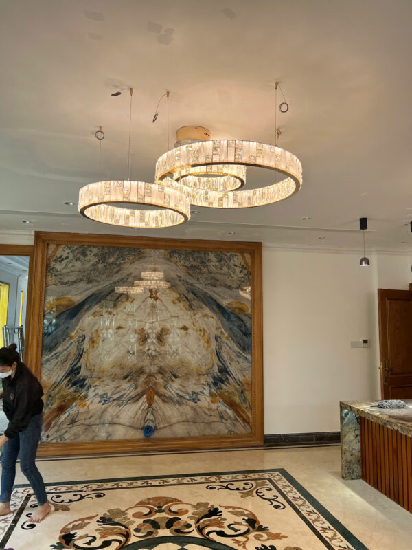 Đèn thả pha lê THD876T3